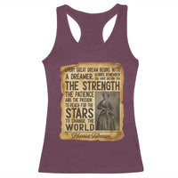 Harriet Tubman Quote Racerback Tank Top Strength Patience Passion To Change The World