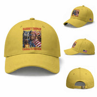Harriet Tubman Courage Is Freedom Baseball Cap Black History Gift