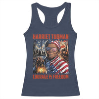Harriet Tubman Courage Is Freedom Racerback Tank Top Black History Gift - Wonder Print Shop