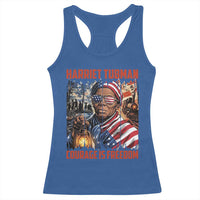 Harriet Tubman Courage Is Freedom Racerback Tank Top Black History Gift - Wonder Print Shop