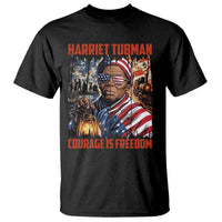 Harriet Tubman Courage Is Freedom T Shirt Black History Gift - Wonder Print Shop