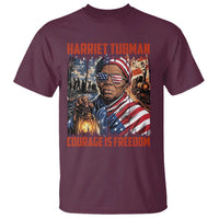 Harriet Tubman Courage Is Freedom T Shirt Black History Gift - Wonder Print Shop