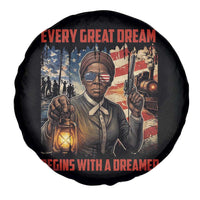 Harriet Tubman Quote Spare Tire Cover Every Great Dream Begins With A Dreamer - Wonder Print Shop