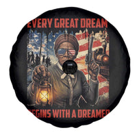 Harriet Tubman Quote Spare Tire Cover Every Great Dream Begins With A Dreamer - Wonder Print Shop