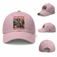 Harriet Tubman Quote Baseball Cap Every Great Dream Begins With A Dreamer