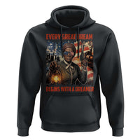 Harriet Tubman Quote Hoodie Every Great Dream Begins With A Dreamer - Wonder Print Shop