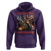 Harriet Tubman Quote Hoodie Every Great Dream Begins With A Dreamer - Wonder Print Shop