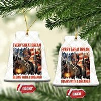 Harriet Tubman Quote Ceramic Ornament Every Great Dream Begins With A Dreamer - Wonder Print Shop
