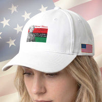Harriet Tubman Legacy Baseball Cap Pan African Flag Freedom Fighter Quote