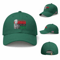 Harriet Tubman Legacy Baseball Cap Pan African Flag Freedom Fighter Quote