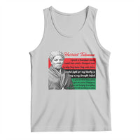 Harriet Tubman Legacy Tank Top Pan African Flag Freedom Fighter Quote