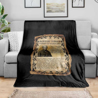 Harriet Tubman Throw Blanket Womens History Month Gift