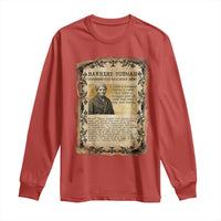 Harriet Tubman Long Sleeve Shirt Womens History Month Gift