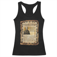 Harriet Tubman Racerback Tank Top Womens History Month Gift