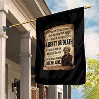Harriet Tubman Garden Flag Liberty Or Death Black History Legacy