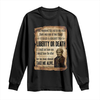 Harriet Tubman Long Sleeve Shirt Liberty Or Death Black History Legacy