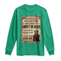 Harriet Tubman Long Sleeve Shirt Liberty Or Death Black History Legacy