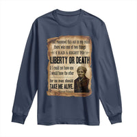 Harriet Tubman Long Sleeve Shirt Liberty Or Death Black History Legacy