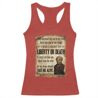Harriet Tubman Racerback Tank Top Liberty Or Death Black History Legacy