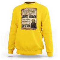 Harriet Tubman Sweatshirt Liberty Or Death Black History Legacy