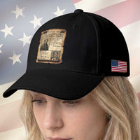 Harriet Tubman Newspaper Baseball Cap Slavery Freedom Fighter Historical