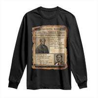 Harriet Tubman Newspaper Long Sleeve Shirt Slavery Freedom Fighter Historical