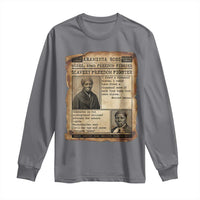 Harriet Tubman Newspaper Long Sleeve Shirt Slavery Freedom Fighter Historical