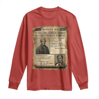 Harriet Tubman Newspaper Long Sleeve Shirt Slavery Freedom Fighter Historical