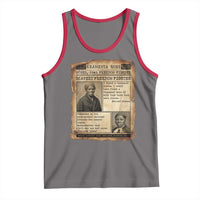 Harriet Tubman Newspaper Tank Top Slavery Freedom Fighter Historical