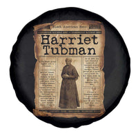 Harriet Tubman Newspaper Spare Tire Cover Strong Black Woman Leader Gift