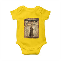 Harriet Tubman Newspaper Baby Onesie Strong Black Woman Leader Gift