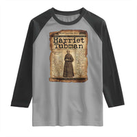 Harriet Tubman Newspaper Raglan Shirt Strong Black Woman Leader Gift