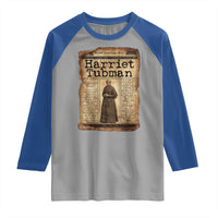 Harriet Tubman Newspaper Raglan Shirt Strong Black Woman Leader Gift