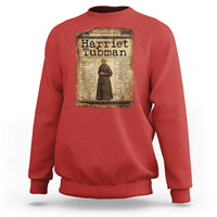 Harriet Tubman Newspaper Sweatshirt Strong Black Woman Leader Gift