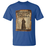 Harriet Tubman Newspaper T Shirt Strong Black Woman Leader Gift