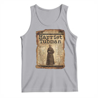 Harriet Tubman Newspaper Tank Top Strong Black Woman Leader Gift