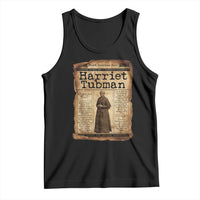 Harriet Tubman Newspaper Tank Top Strong Black Woman Leader Gift
