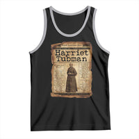 Harriet Tubman Newspaper Tank Top Strong Black Woman Leader Gift