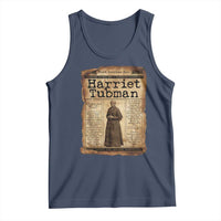 Harriet Tubman Newspaper Tank Top Strong Black Woman Leader Gift