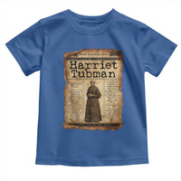 Harriet Tubman Newspaper Toddler T Shirt Strong Black Woman Leader Gift