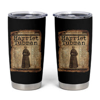 Harriet Tubman Newspaper Tumbler Cup Strong Black Woman Leader Gift