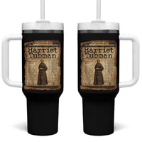 Harriet Tubman Newspaper Tumbler With Handle Strong Black Woman Leader Gift