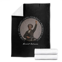 Harriet Tubman Leadership Throw Blanket Feminist History Gift