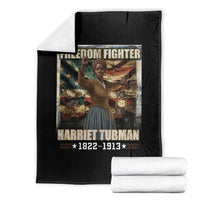 Harriet Tubman Throw Blanket Black History African American Leader Gift