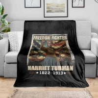 Harriet Tubman Throw Blanket Black History African American Leader Gift