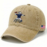 Dedicated Maye Lover Washed Cotton Baseball Cap Football Fan Supporter