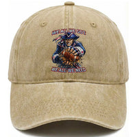 We All We Got We All We Need Washed Cotton Baseball Cap Football Fan