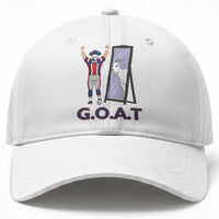Number Ten Mirror Goat Baseball Cap Football Lover Gift
