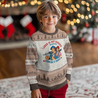 Labor Day Union Strong Feminism Ugly Christmas Sweater Labor Is Not Gendered Power Is Shared