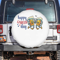 Happy Labeer Day Spare Tire Cover Funny Labor Day Beer Union Worker Humor